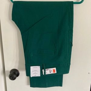 NWT PETITE! Addition Elle Green Pants 22P
